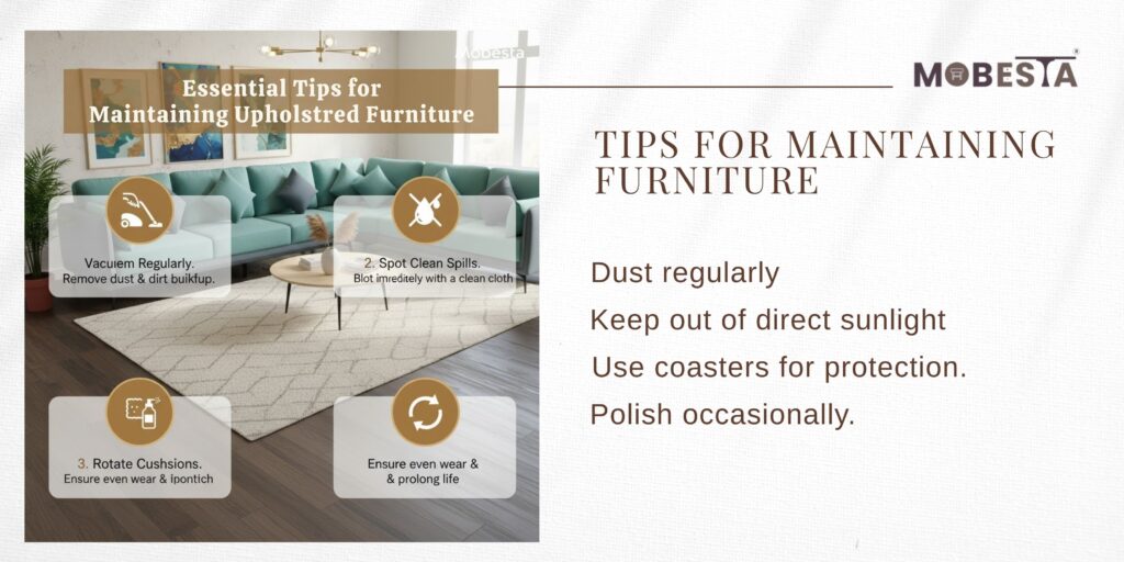 Tips for maintaining wooden furniture
