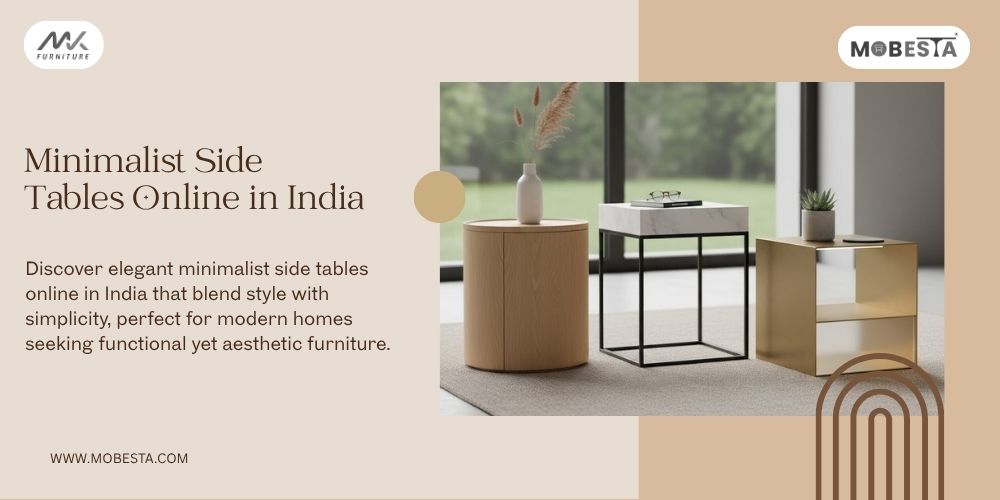 minimalist side tables
