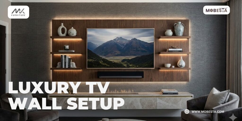 Luxury TV wall setup