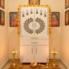 Wooden Temple 5×2.5 ft for Home – Elegant Pooja Mandir