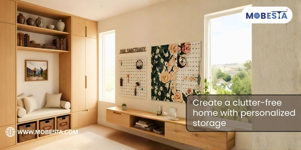 Create a clutter-free home with personalized storage