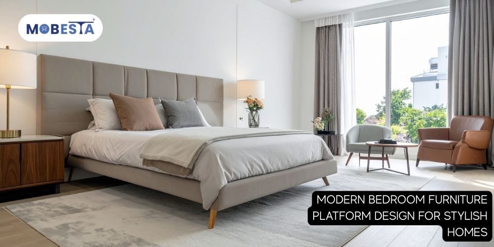 Modern Bedroom Furniture Platform Design for Stylish Homes