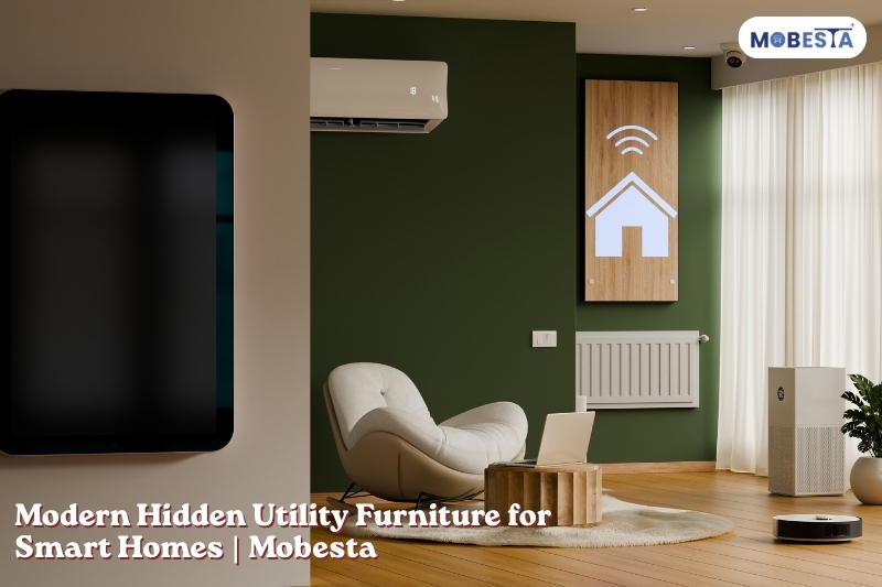 modern hidden utility furniture