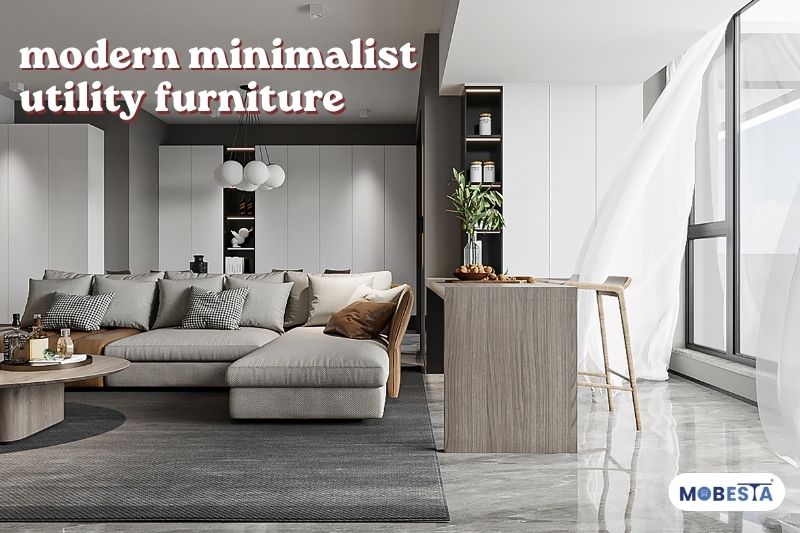 modern minimalist utility furniture